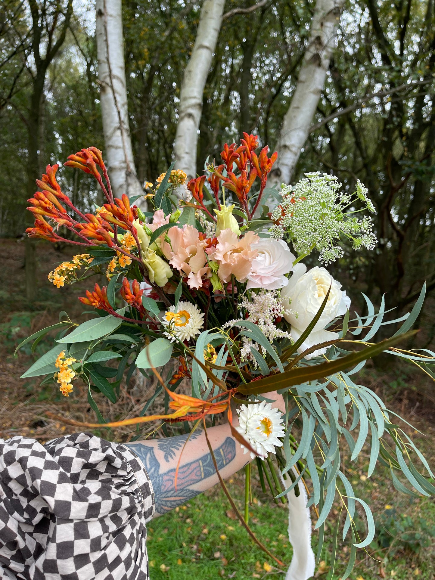 Large seasonal hand tied bouquet