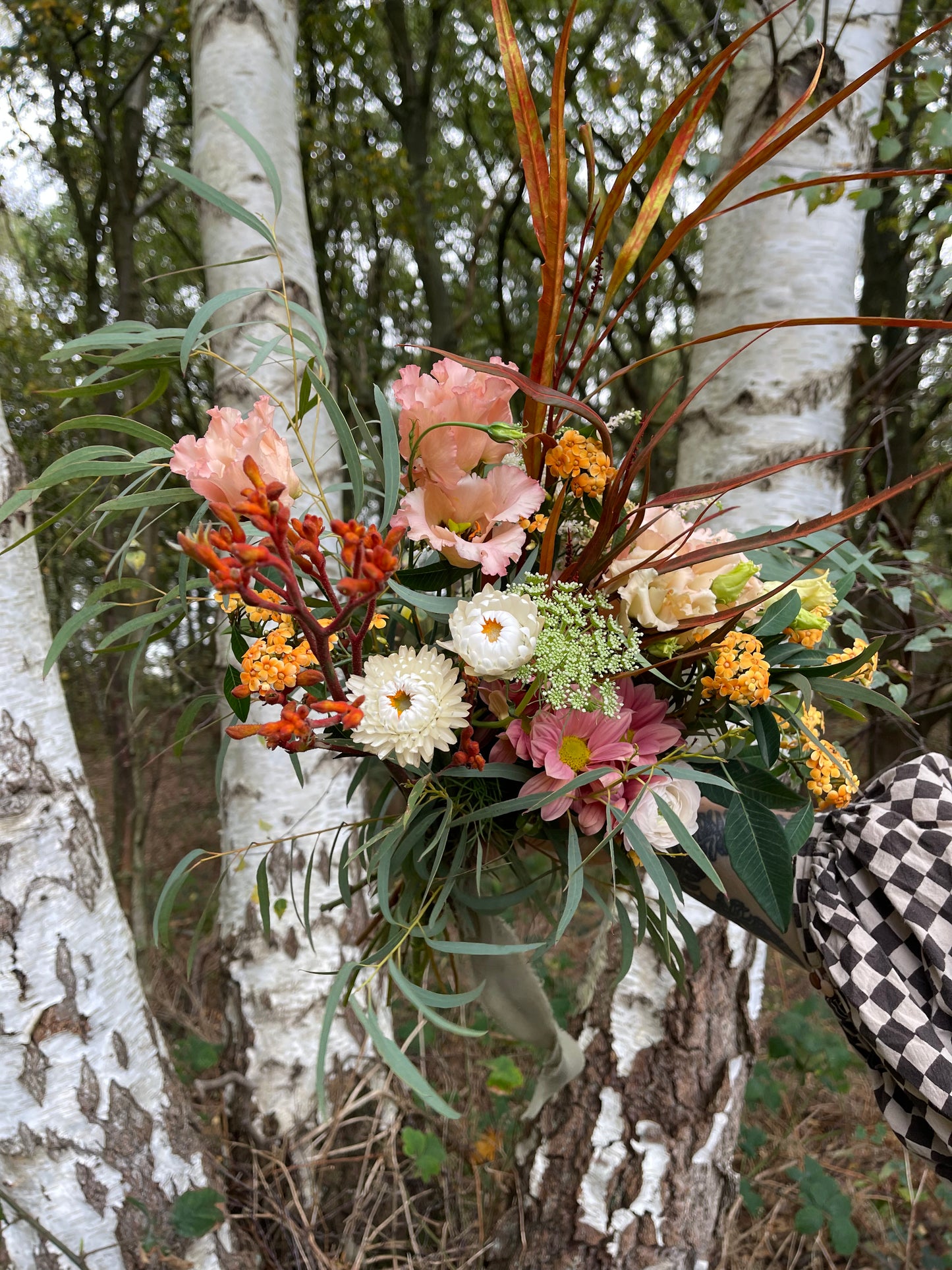 Small seasonal hand tied bouquet