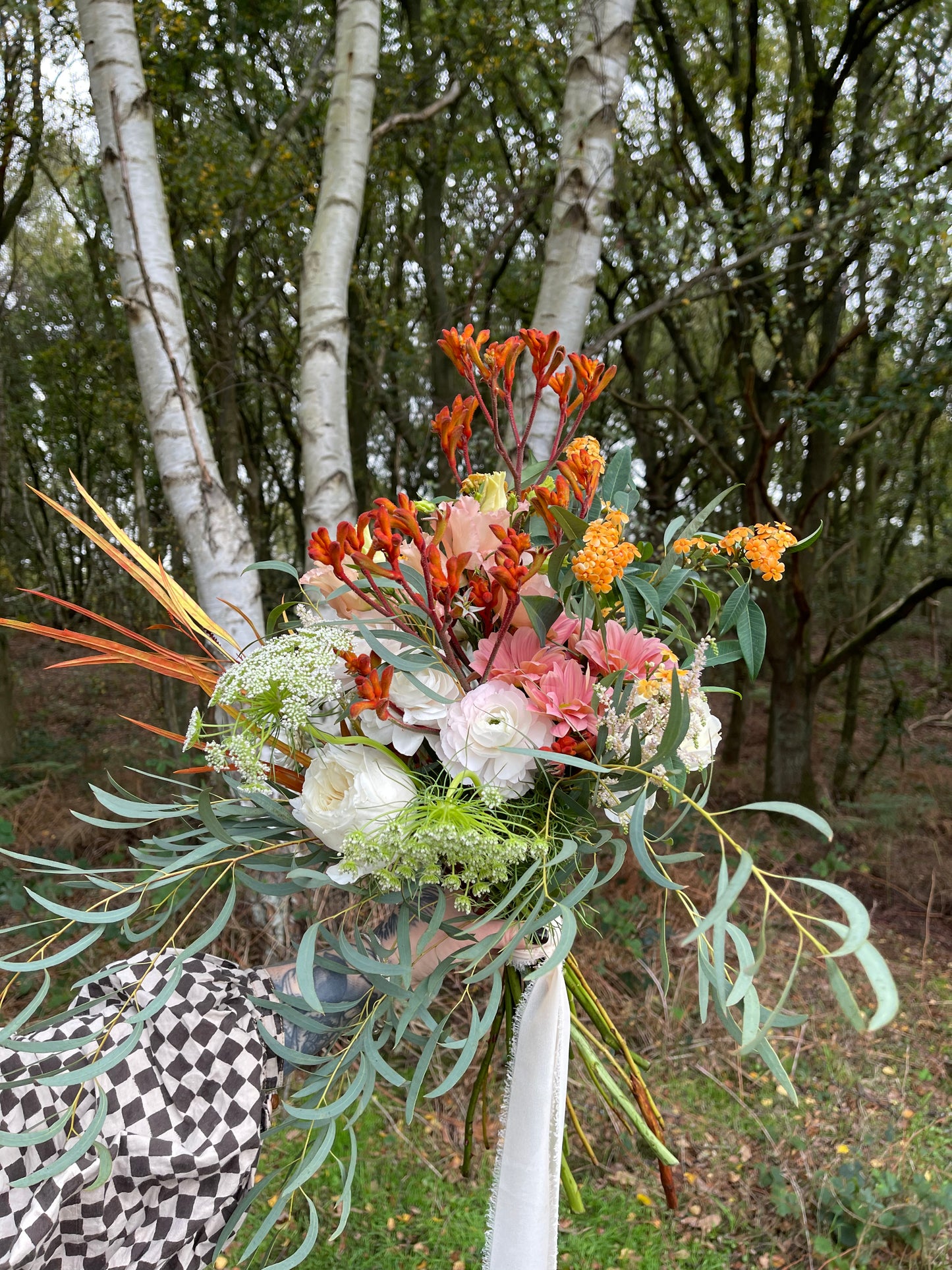 Large seasonal hand tied bouquet