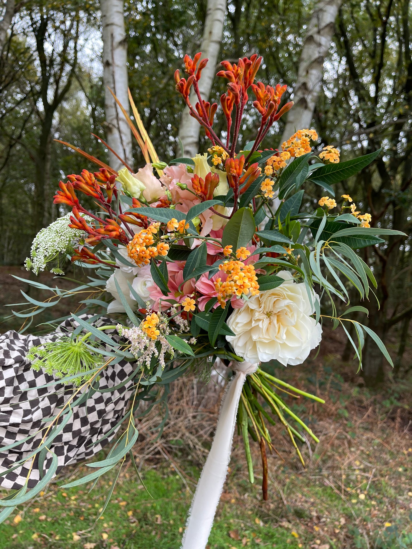 Large seasonal hand tied bouquet